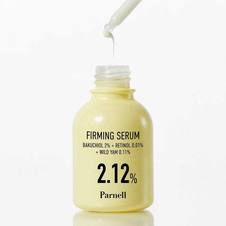 PARNELL Bakuchiol Wild Yam 2.12 Firming Serum 30ml disponible sur Ma petite Coree, ton Eshop 100% K-beauty en direct de Seoul