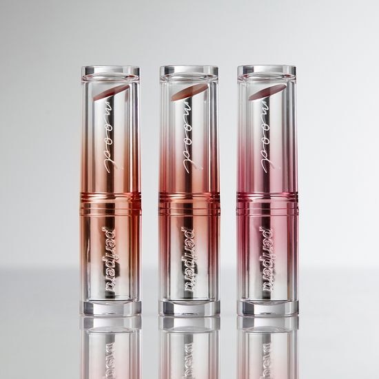 PERIPERA Ink Mood Glow Balm 3g, pack 3 baumes brillants de PERIPERA sur fond blanc, vue produit en studio.