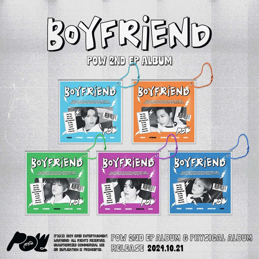 POW - 2ND EP ALBUM [Boyfriend] (Random) - Album Kpop