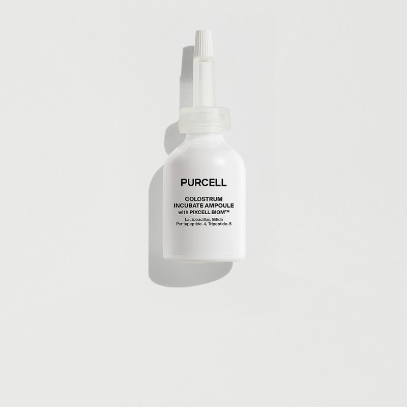 PURCELL Colostrum Incubation Ampoule 30mL de marque PURCELL, flacon blanc sur fond clair, présentation produit