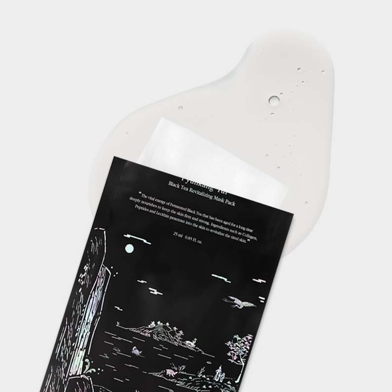 PYUNKANG YUL Black Tea Revitalizing Mask Pack 10 Pieces disponible sur Ma petite Coree, ton Eshop 100% K-beauty en direct de Seoul