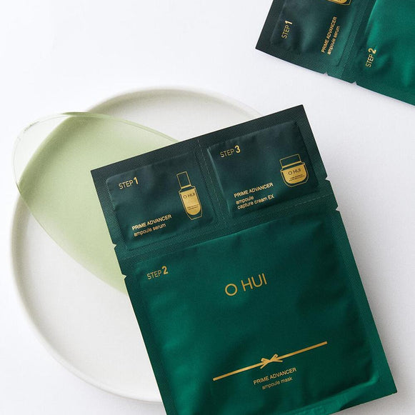 OHUI Prime Advancer Ampoule mask en stock sur Ma Petite Corée