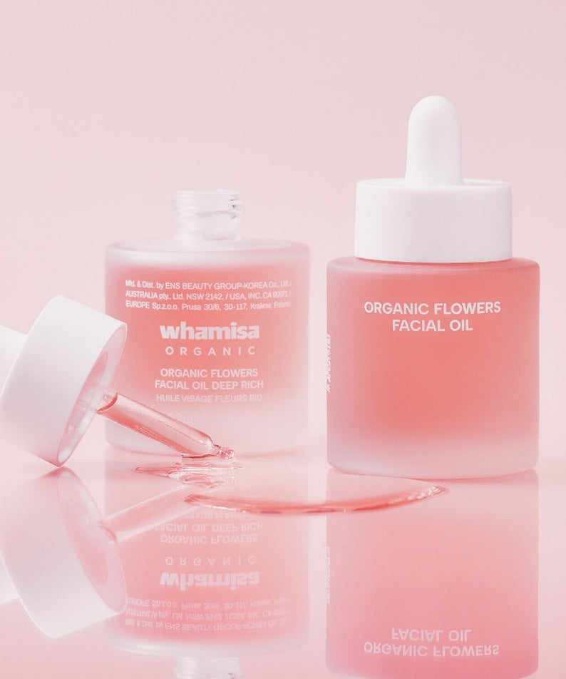 WHAMISA Organic Flowers Facial Oil Deep Rich 32ml