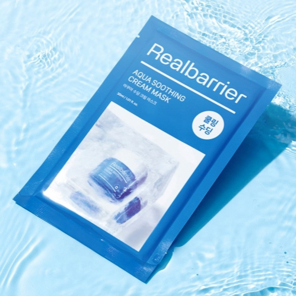REAL BARRIER Aqua Soothing Cream Mask 10 Sheets