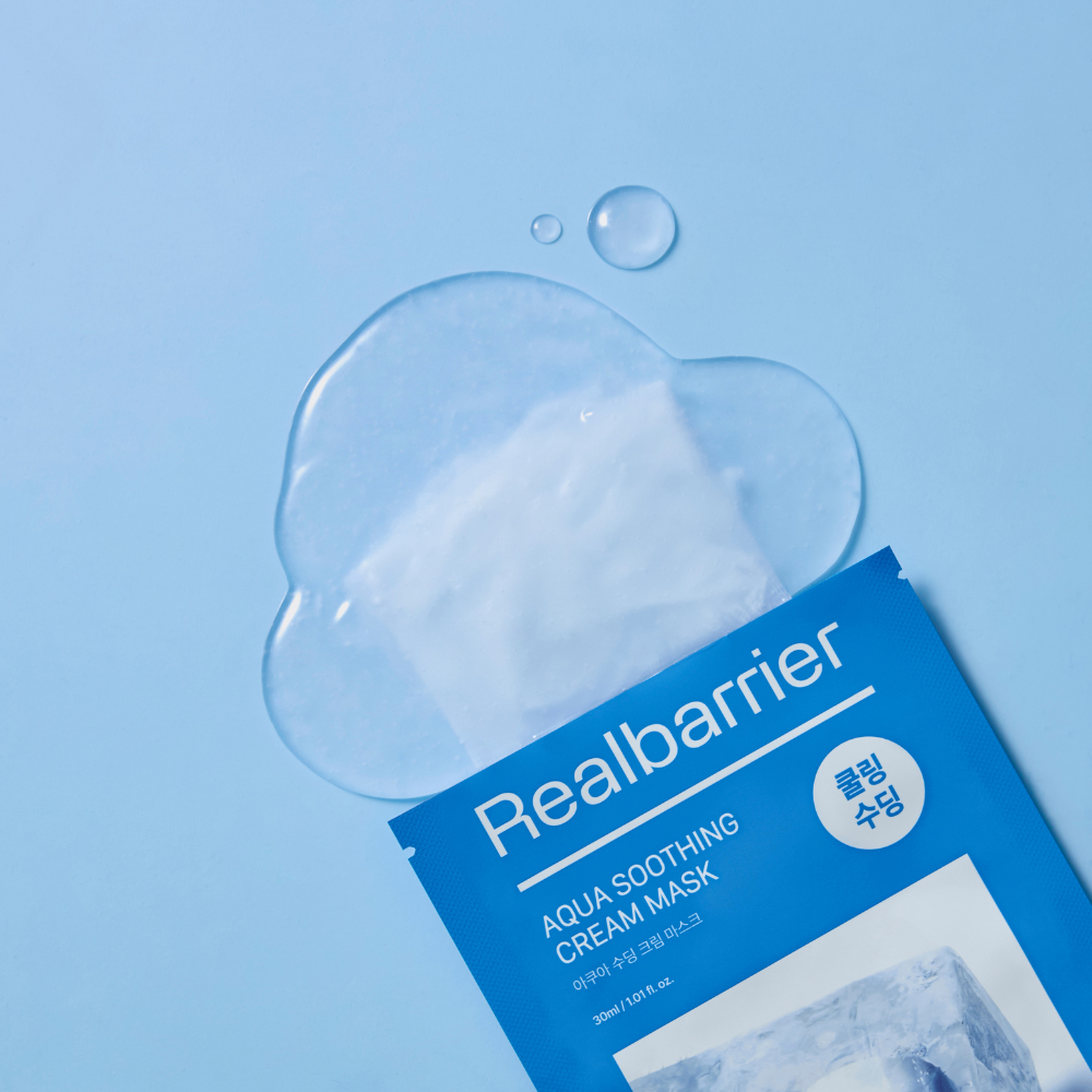 REAL BARRIER Aqua Soothing Cream Mask 10 Sheets