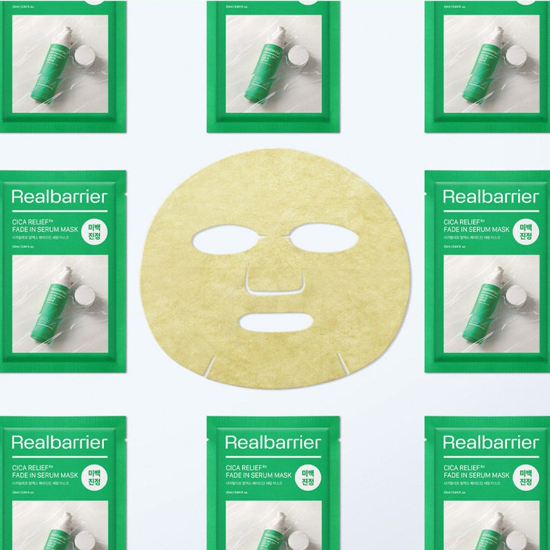 REAL BARRIER Cica Relief Rx Fade-In Serum Mask 10 Sheets