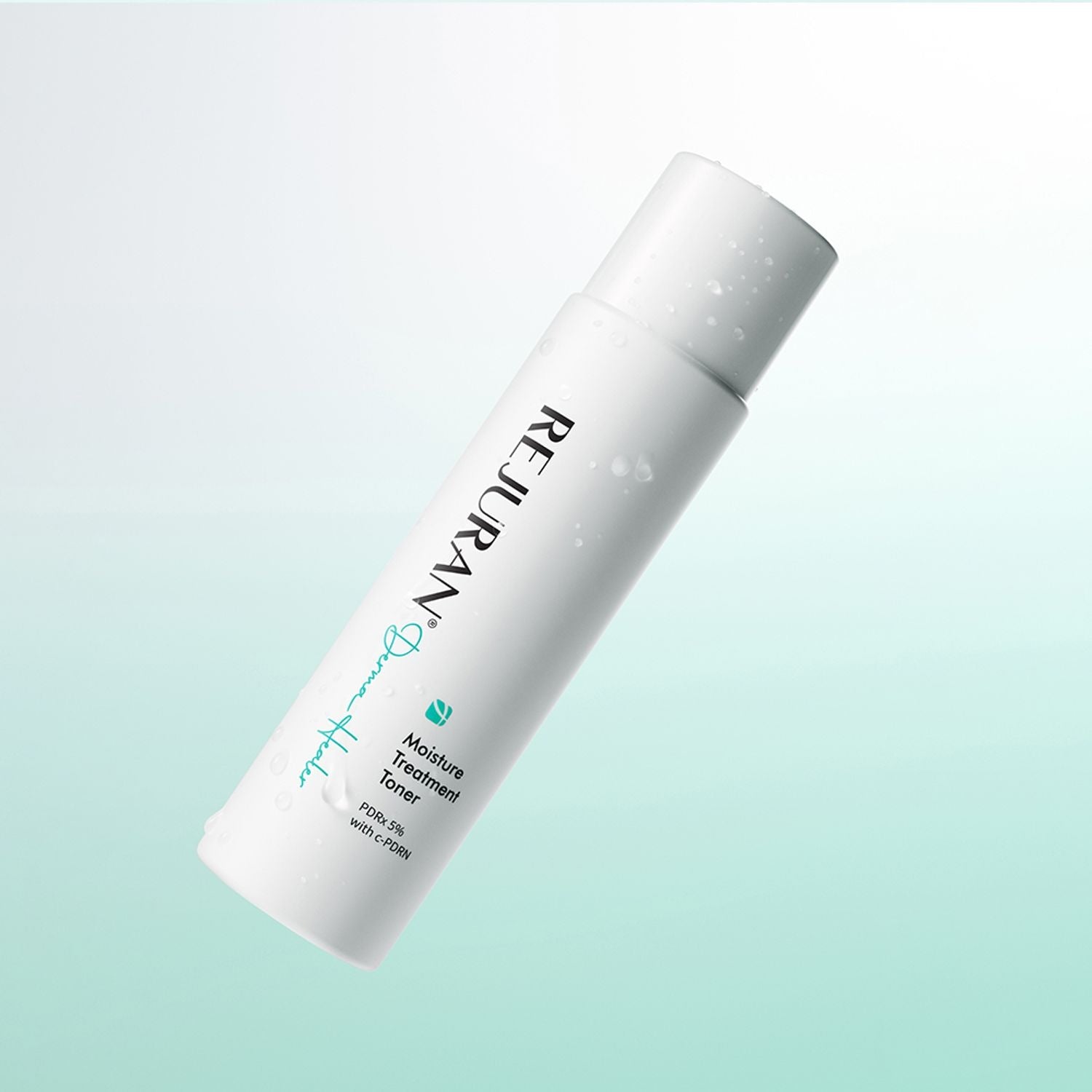 REJURAN Derma Healer Moisture Treatment Toner 150ml de la marque REJURAN, flacon blanc sur fond bleu clair.