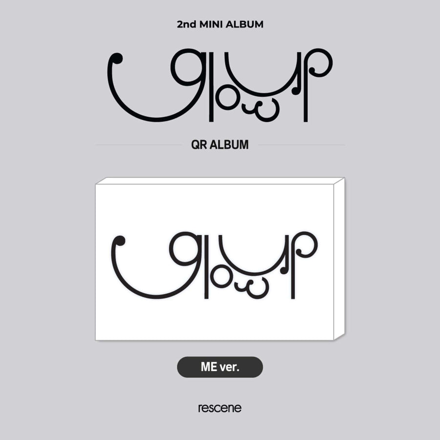 RESCENE - 2nd MINI ALBUM [Glow Up] (ME VER.) (QR VER.) - Album Kpop