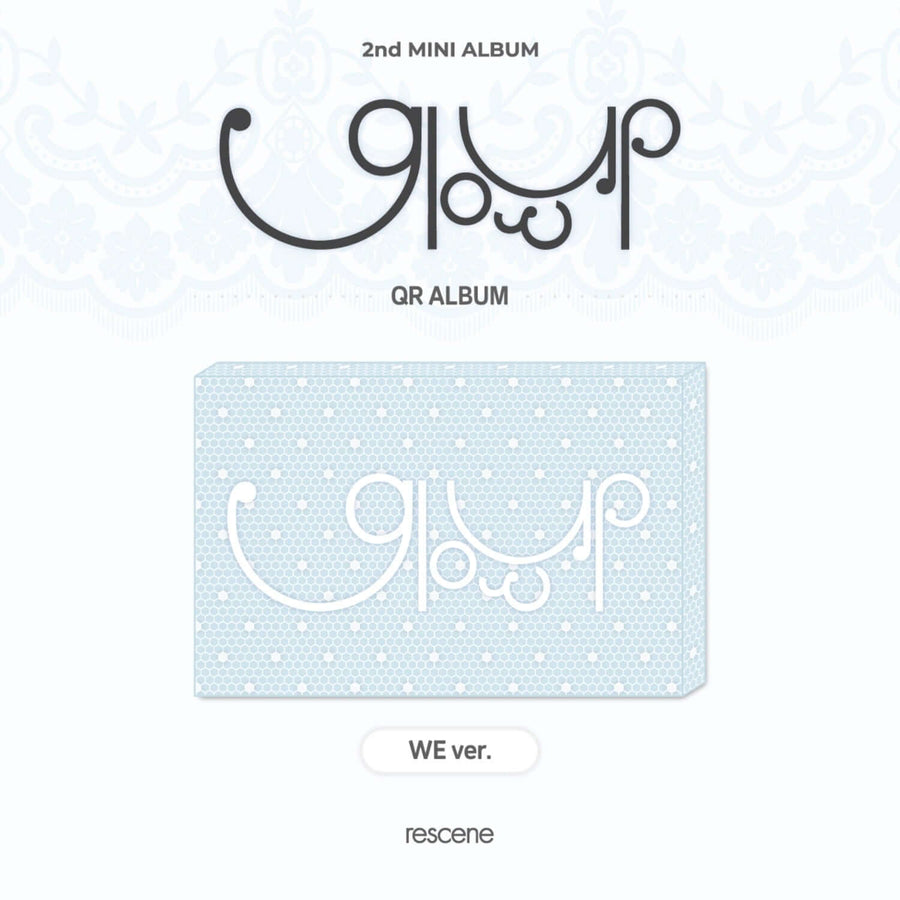 RESCENE - 2nd MINI ALBUM [Glow Up] (WE VER.) (QR VER.) - Album Kpop