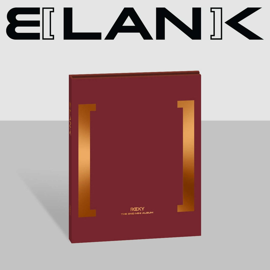 ROCKY - 2nd Album [BLANK] (Burgundy ver) - Album Kpop