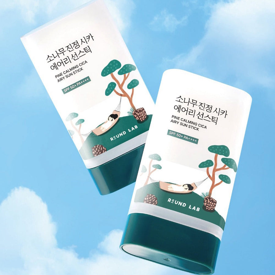 ROUND LAB  Pine Soothing Cica Airy Sun Stick 19g