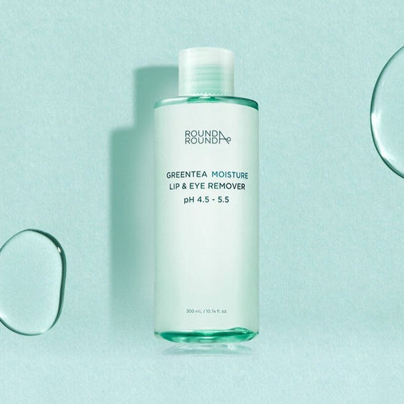 ROUND A'ROUND Greentea Moisture Lip & Eye Remover 300ml disponible sur Ma petite Coree, ton Eshop 100% K-beauty en direct de Seoul