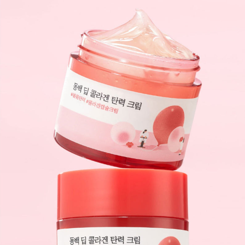ROUNDLAB Dongbaek Deep Collagen Elasticity Cream 50ml disponible sur Ma petite Coree, ton Eshop 100% K-beauty en direct de Seoul