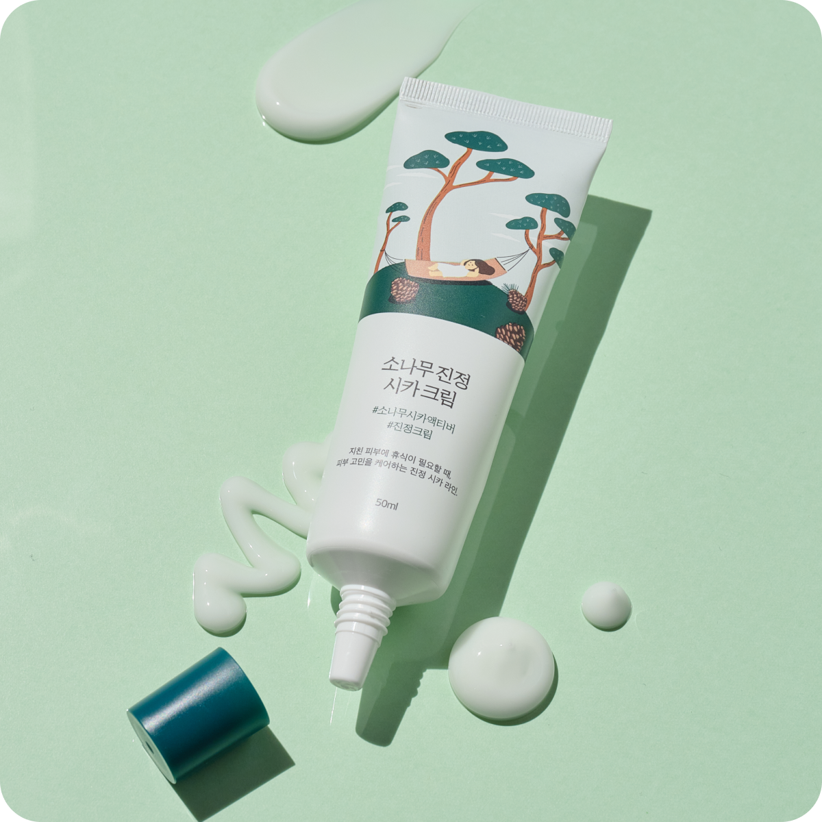 ROUNDLAB Pine Calming Cica Cream 50ml disponible sur Ma petite Coree, ton Eshop 100% K-beauty en direct de Seoul