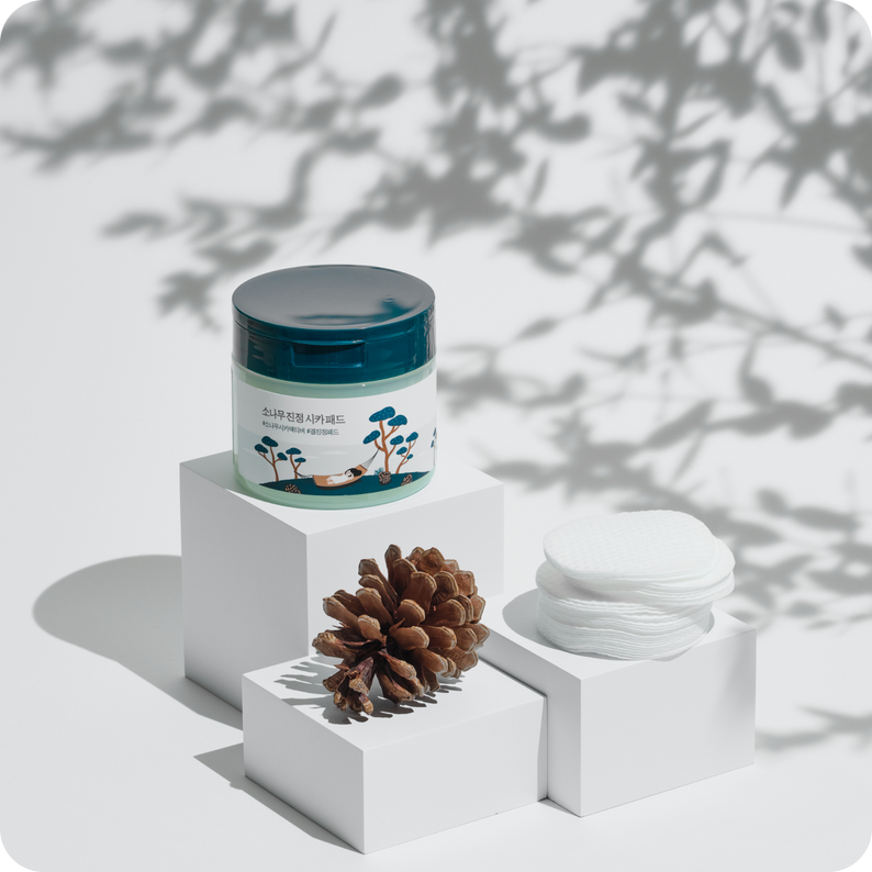ROUNDLAB Pine Calming Cica Pads 50 sheets disponible sur Ma petite Coree, ton Eshop 100% K-beauty en direct de Seoul