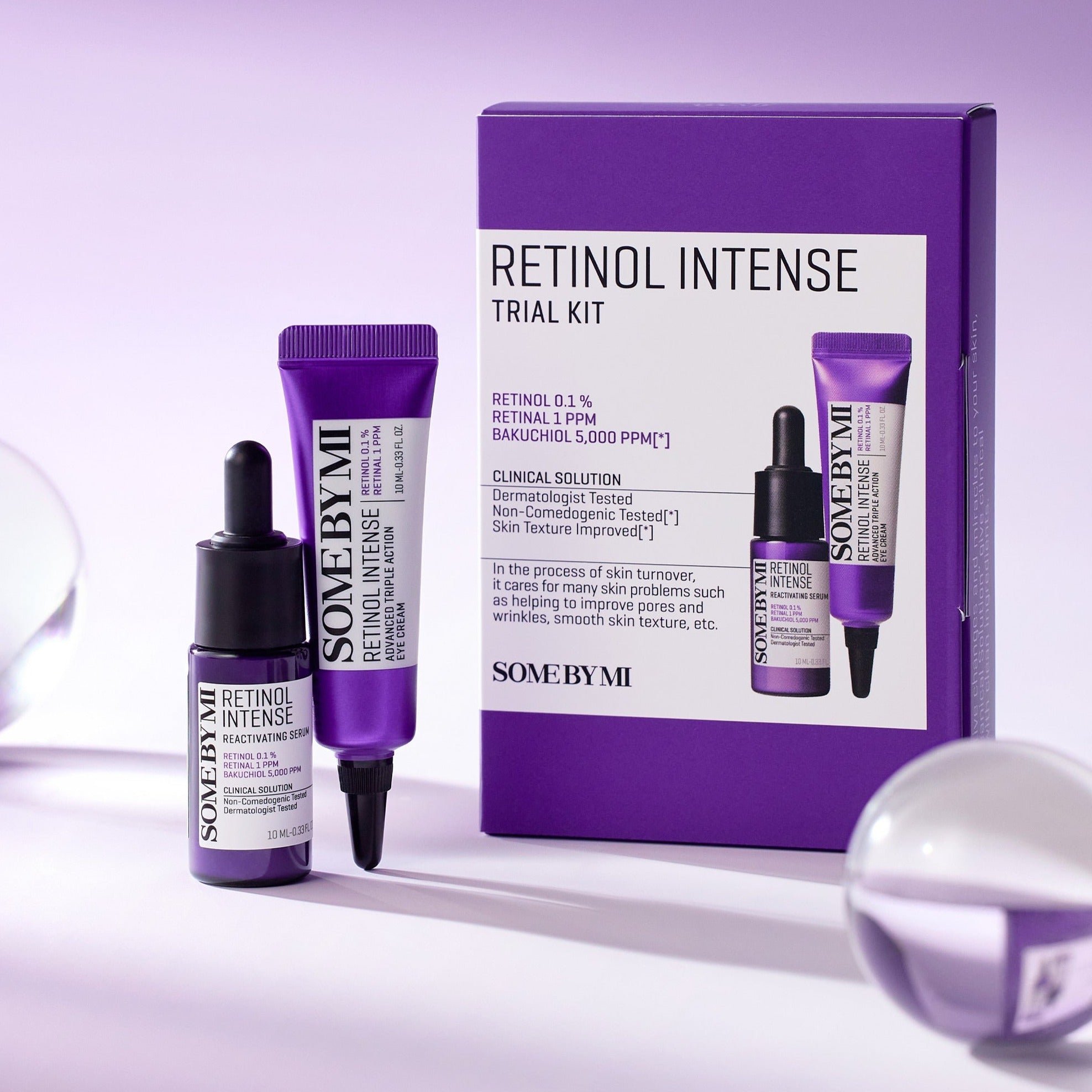 SOME BY MI Retinol Intense Trial Kit (Serum 10ml+Eye Cream 10ml)