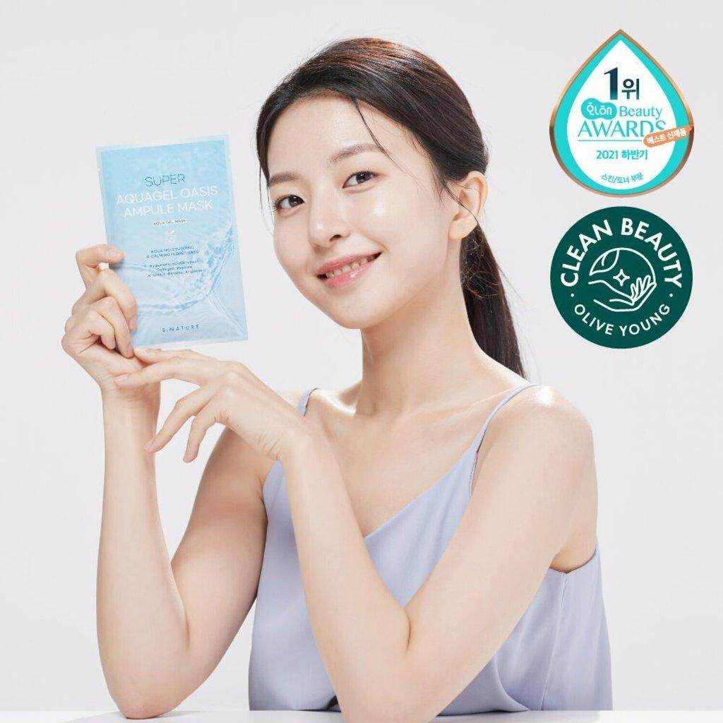 S.NATURE Super Aqua Gel Oasis Ampoule Mask