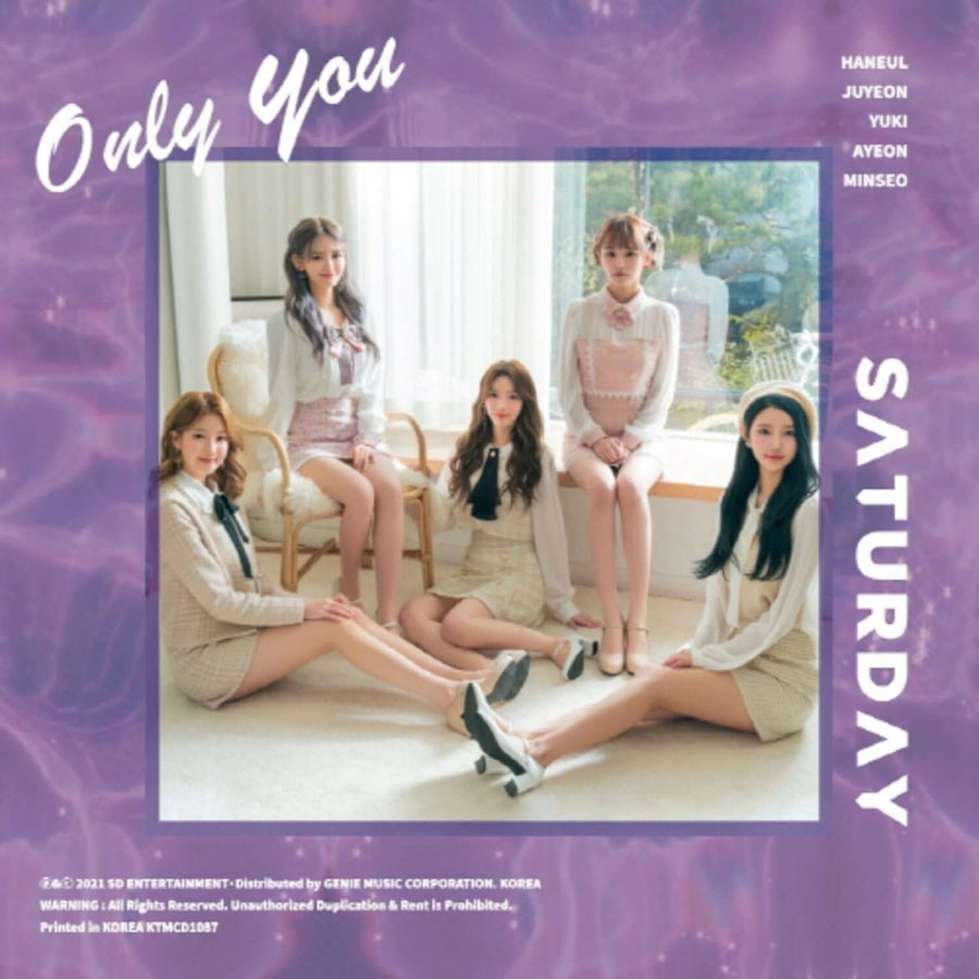 SATURDAY - The 5th Single Album [Only You] - Album Kpop