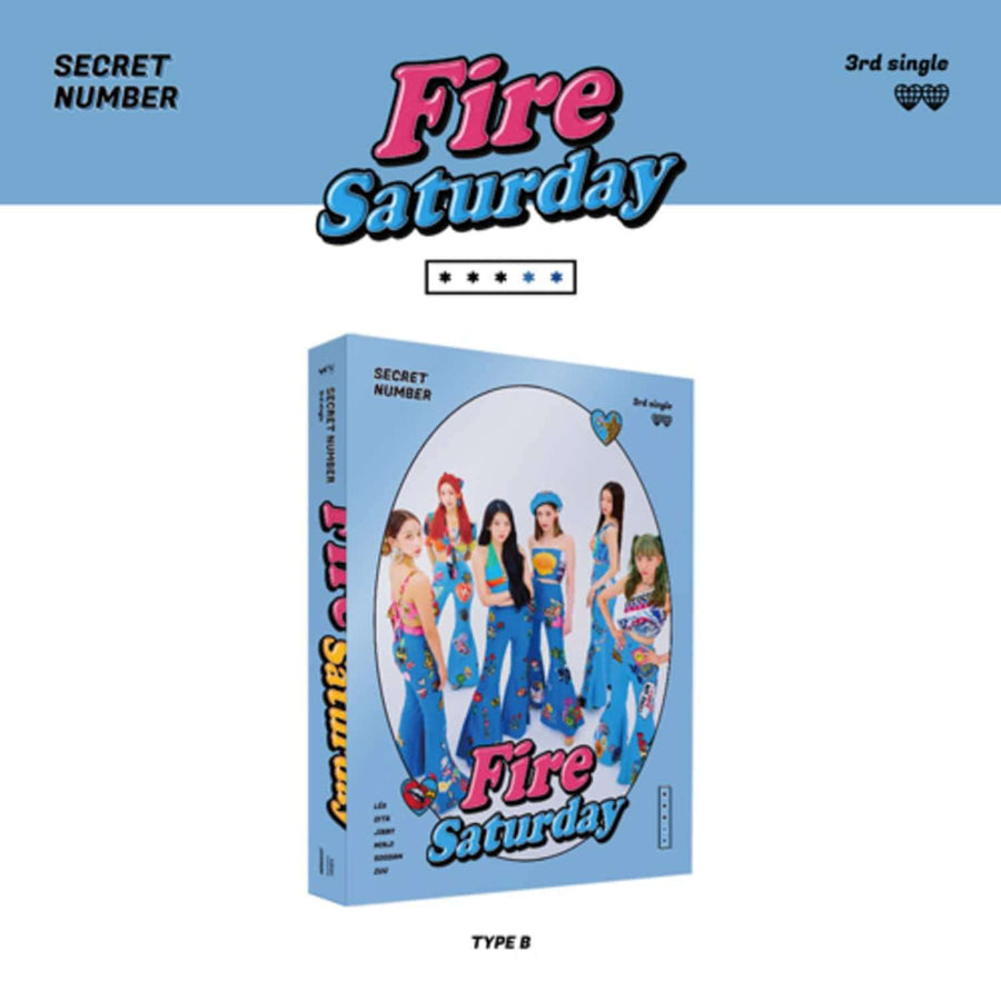 SECRET NUMBER - 3rd Album [Fire Saturday] (TYPE B) - Album Kpop