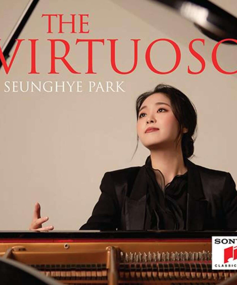 SEUNGHYE PARK - The Virtuoso - Album Kpop, couverture avec la chanteuse au piano, style classique, visuel marque Sony