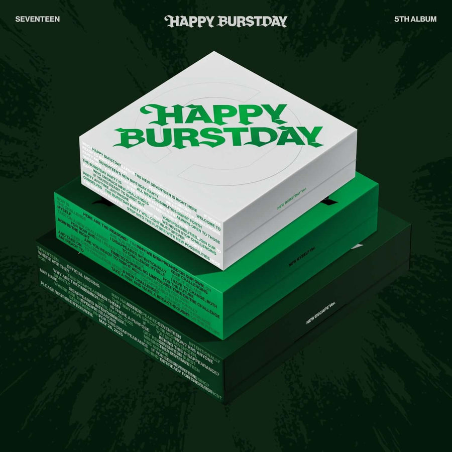 SEVENTEEN - 5th Album [HAPPY BURSTDAY] (Set of 3) - Album Kpop