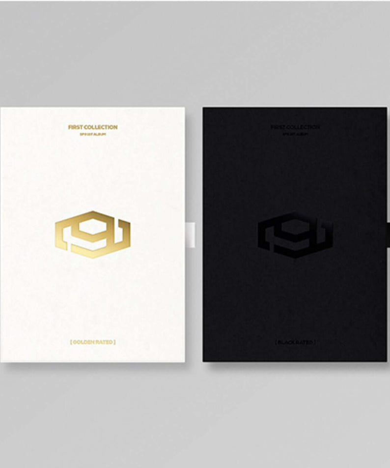 SF9 - 1st Album [FIRST COLLECTION] (GOLDEN RATED, BLACK RATED VER. Random) - Album Kpop, couvertures or et noir