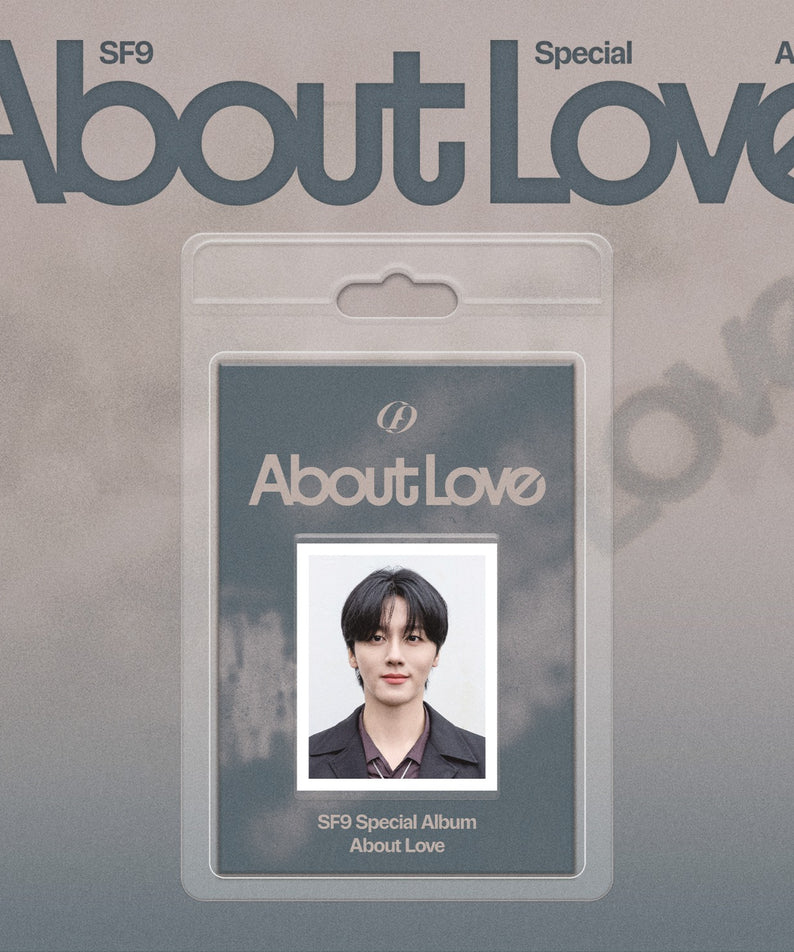 SF9 - Special Album [About Love] (FaNCy Ver.) (Random 1 of 6) - Album Kpop, visuel packaging avec photo et titre About Love.