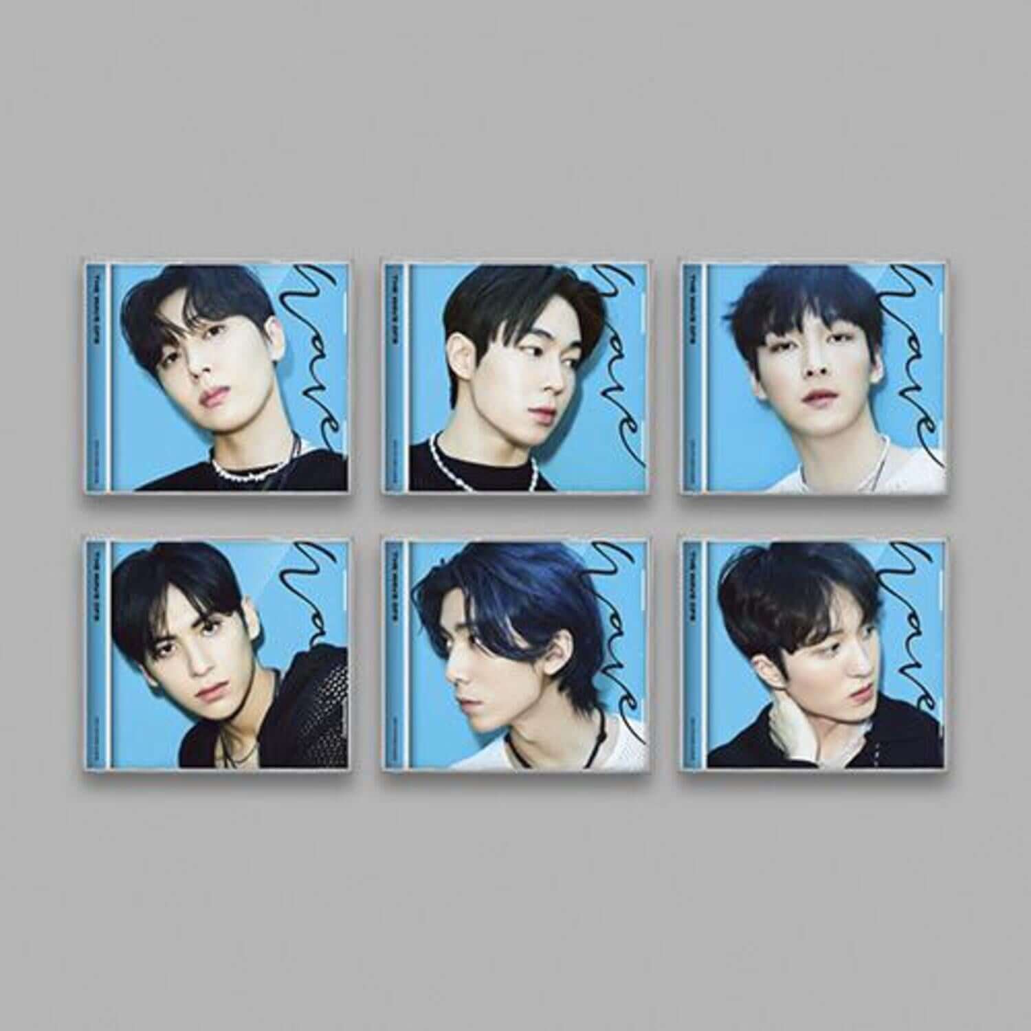 SF9 - [THE WAVE OF9](11th Album)(JEWEL CASE ver.)(Limited)(Set of 6) - Album Kpop, coffret de 6 jaquettes, visuel collection
