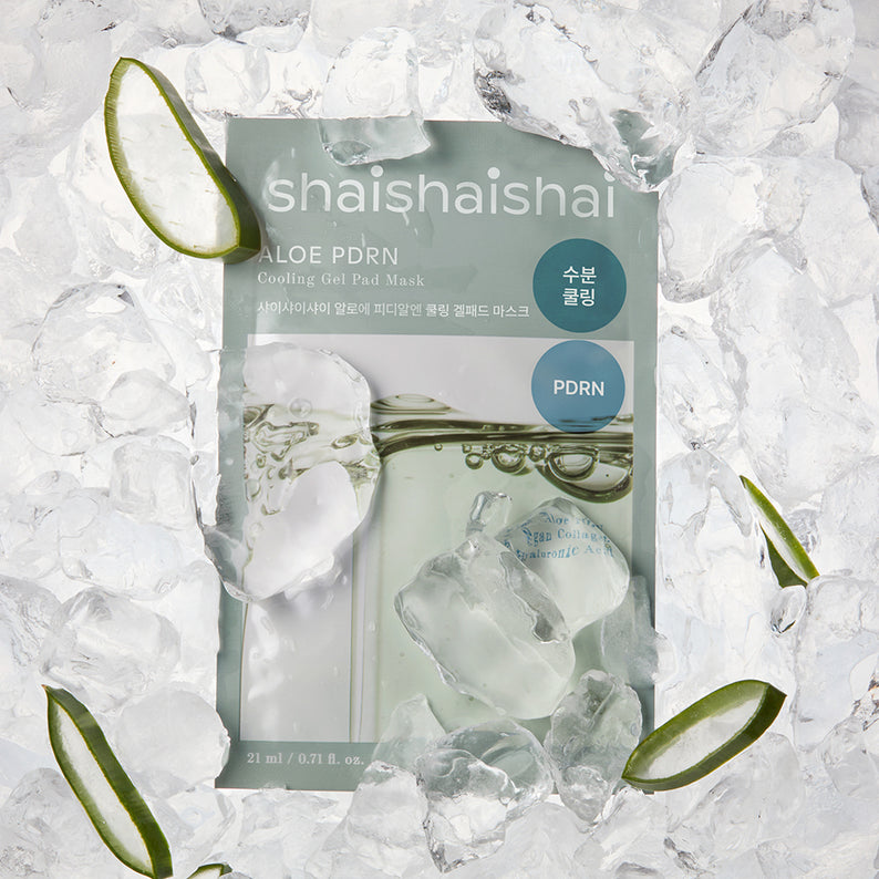 SHAISHAISHAI [10+10]Aloe PDRN Cooling Gel Pads Mask 10 Sheets
