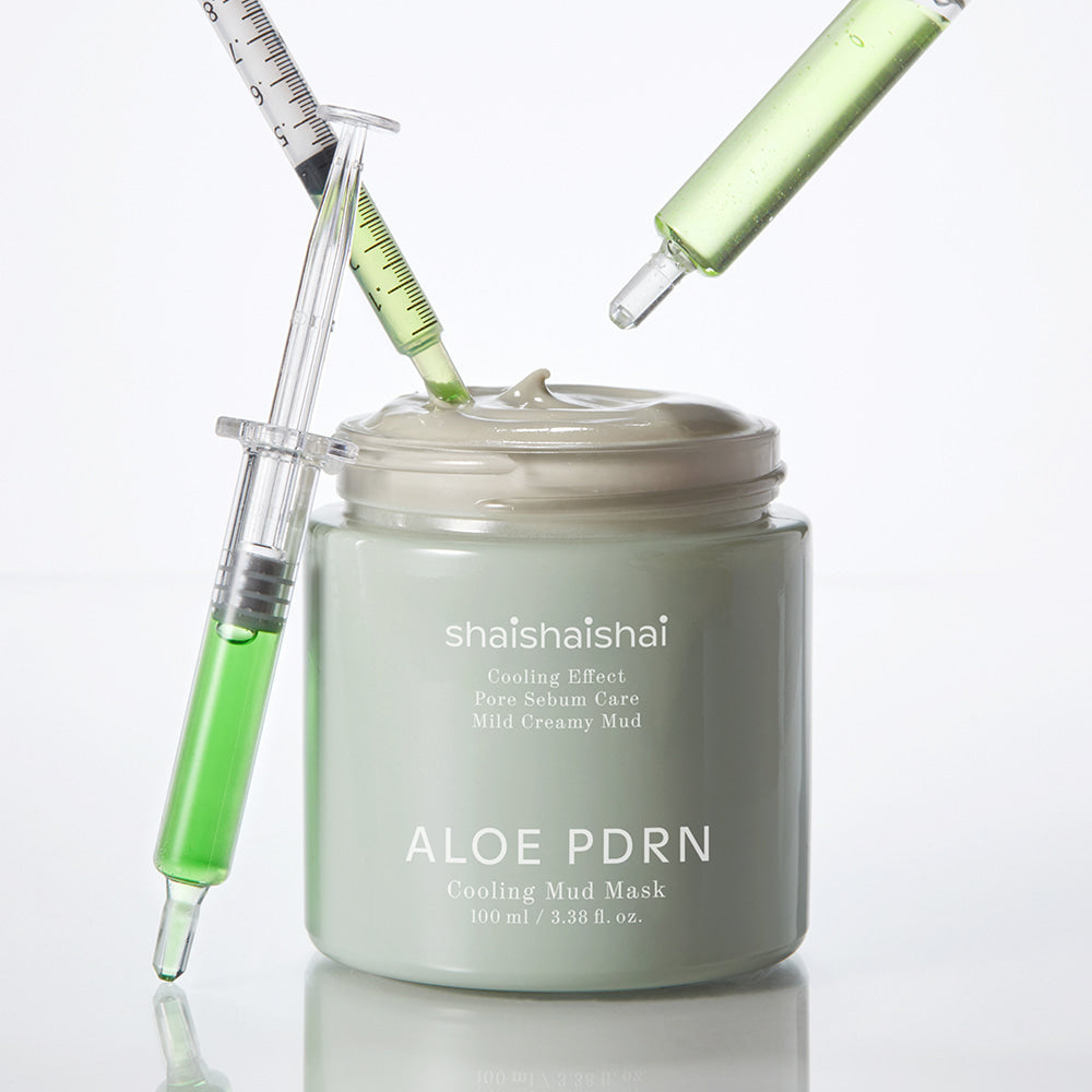SHAISHAISHAI [1+1]Aloe PDRN Cooling Mud Mask 100ml