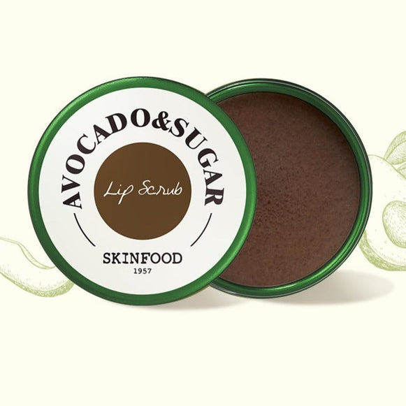 SKINFOOD Avocado & Sugar Lip Scrub 14g disponible sur Ma petite Coree, ton Eshop 100% K-beauty en direct de Seoul