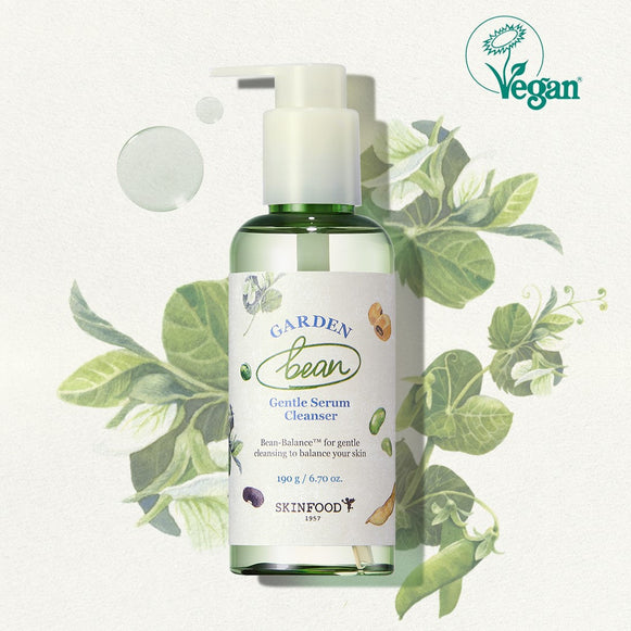 SKINFOOD Garden Bean Gentle Serum Cleanser 190g disponible sur Ma petite Coree, ton Eshop 100% K-beauty en direct de Seoul