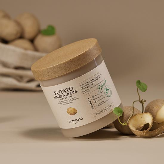 SKINFOOD Potato Madecassoside Soothing Pad disponible sur Ma petite Coree, ton Eshop 100% K-beauty en direct de Seoul