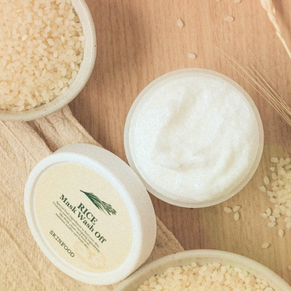SKINFOOD Rice Mask Wash Off 120g disponible sur Ma petite Coree, ton Eshop 100% K-beauty en direct de Seoul