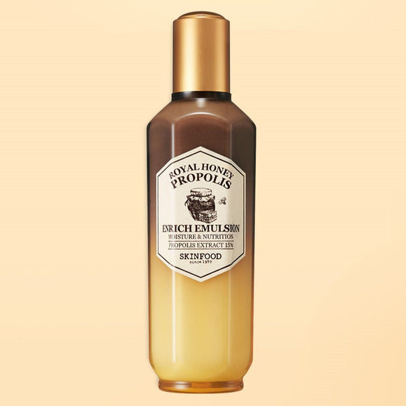 SKINFOOD Royal Honey Propolis Enrich Emulsion 160ml disponible sur Ma petite Coree, ton Eshop 100% K-beauty en direct de Seoul