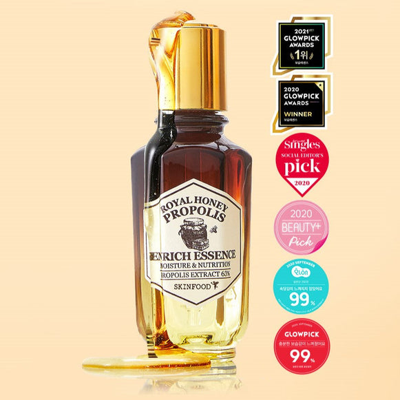 SKINFOOD Royal Honey Propolis Enrich Essence 50ml disponible sur Ma petite Coree, ton Eshop 100% K-beauty en direct de Seoul