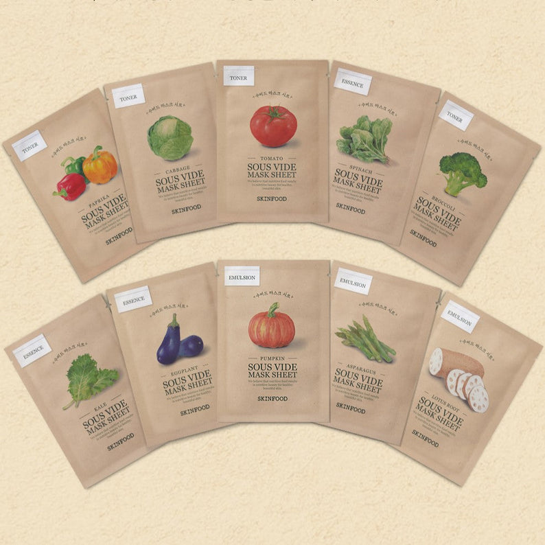 SKINFOOD Sous Vide Mask Sheet disponible sur Ma petite Coree, ton Eshop 100% K-beauty en direct de Seoul