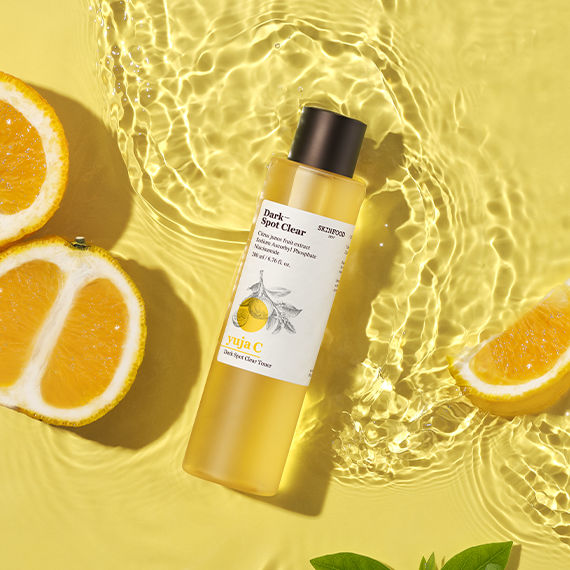 SKINFOOD Yuja C Dark Spot Clear Toner 200ml disponible sur Ma petite Coree, ton Eshop 100% K-beauty en direct de Seoul