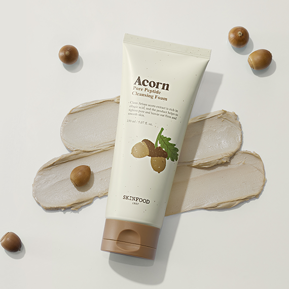 SKINFOOD Acorn Pore Peptide Cleansing Foam 150ml