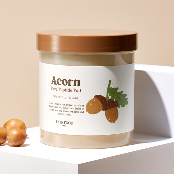 SKINFOOD Acorn Pore Peptide Pad 250g on sales on our Website !