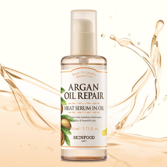 SKINFOOD Argan Oil Repair Heat Serum In Oil 110ml en stock sur Ma Petite Corée