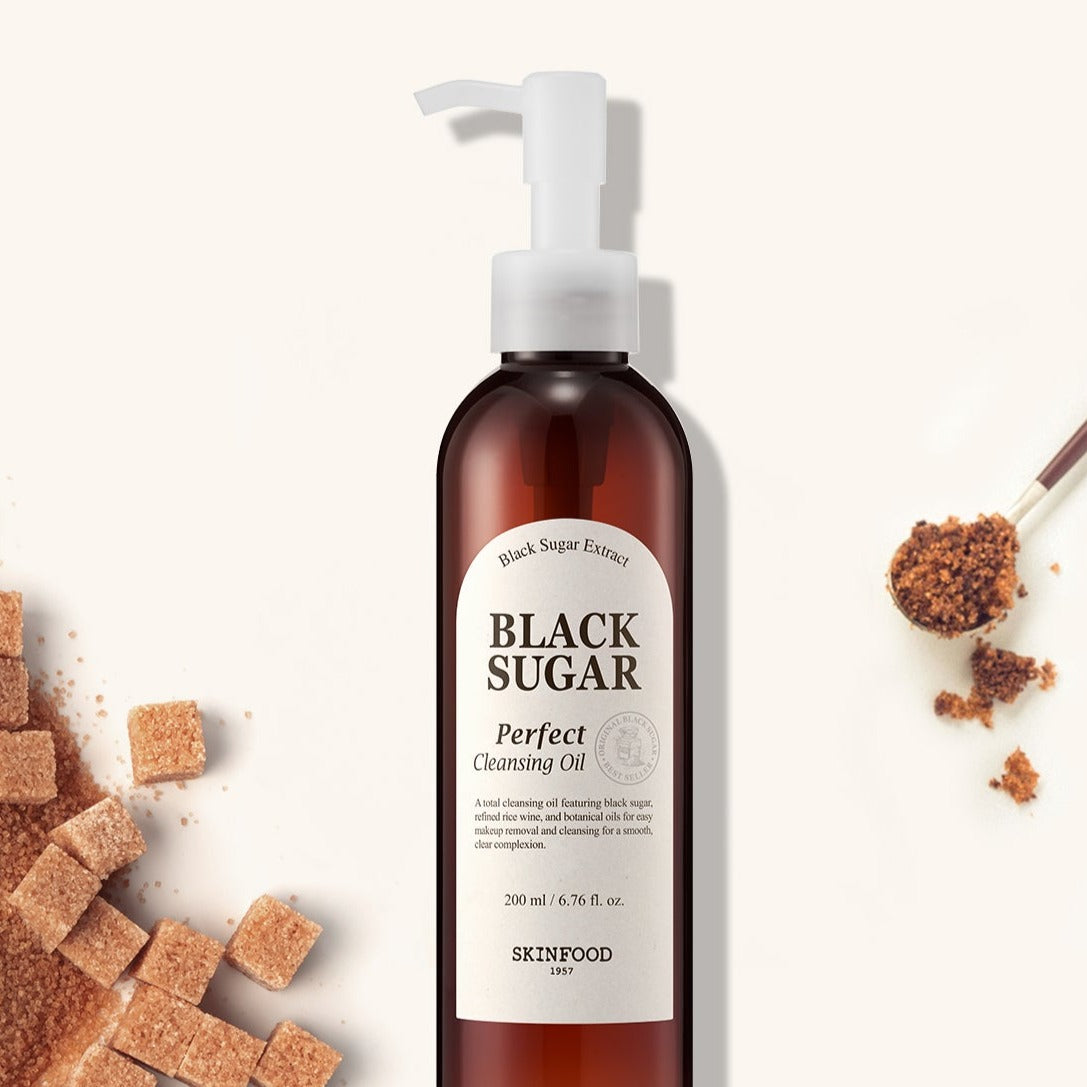 SKINFOOD Black Sugar Perfect Cleansing Oil 200ml on sales on our Website !