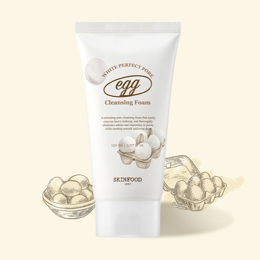 SKINFOOD Egg White Perfect Pore Cleansing Foam 150ml on sales on our Website !