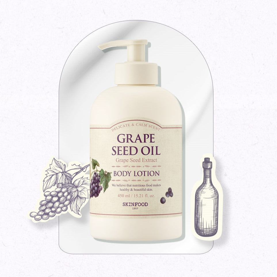 SKINFOOD Grape Seed Oil Body Lotion 450ml on sales on our Website !