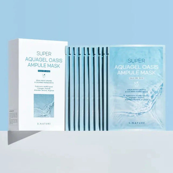 S.NATURE Super Aqua Gel Oasis Ampoule Mask disponible sur Ma petite Coree, ton Eshop 100% K-beauty en direct de Seoul