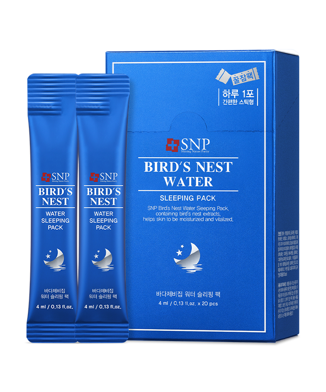 SNP BEAUTY Bird's Nest Water Sleeping Pack 4ml*20ea