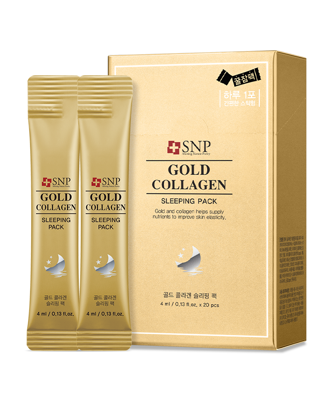 SNP BEAUTY Gold Collagen Sleeping Pack 4ml*20ea