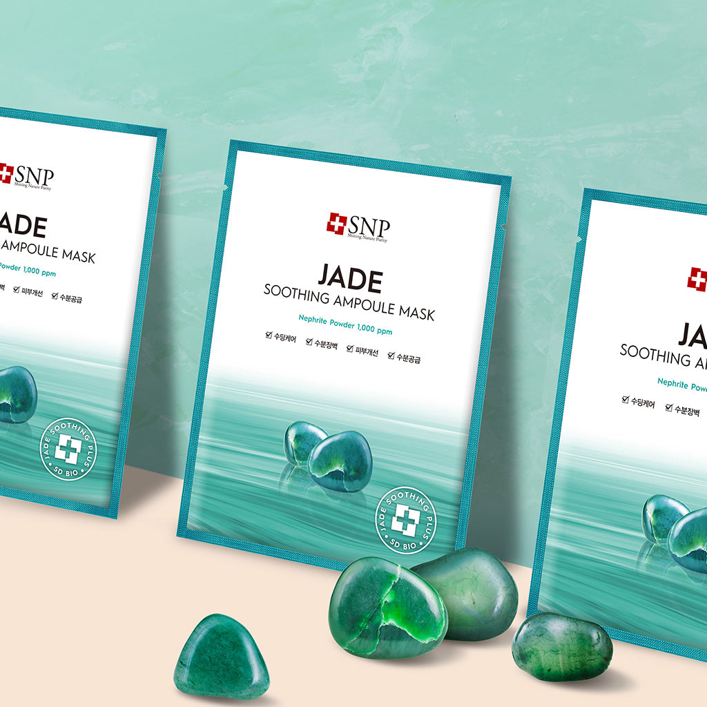 SNP BEAUTY Jade Soothing Ampoule Mask 25ml*10ea
