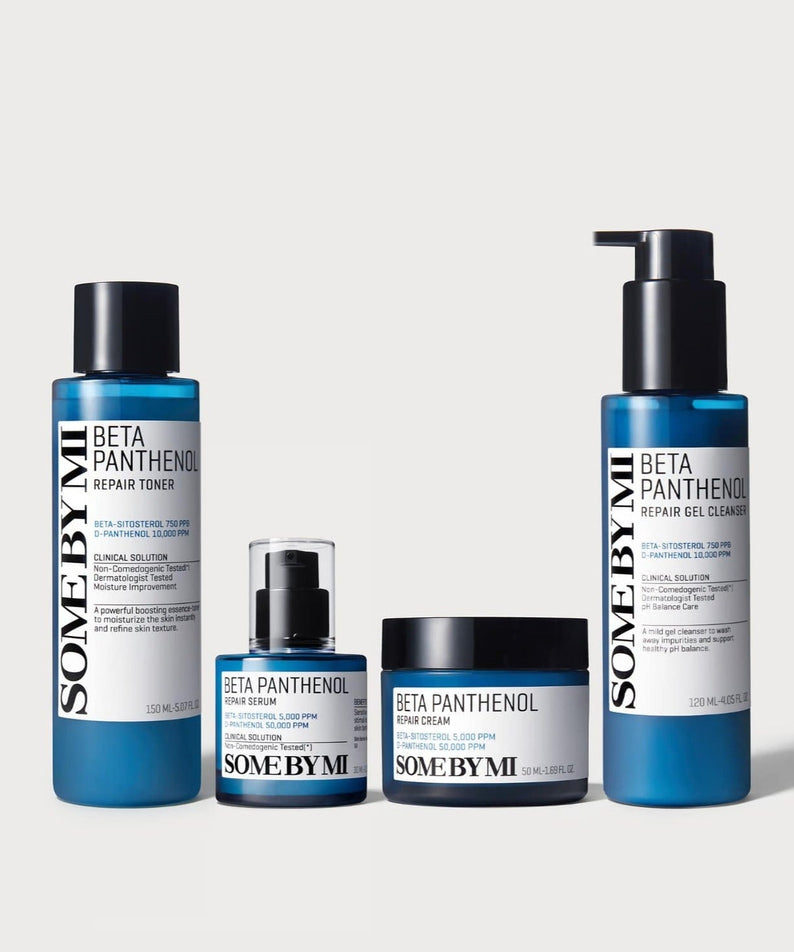 SOME BY MI Beta Panthenol Full Set (Toner+Serum+Cream+Cleanser) disponible sur Ma petite Coree, ton Eshop 100% K-beauty en direct de Seoul