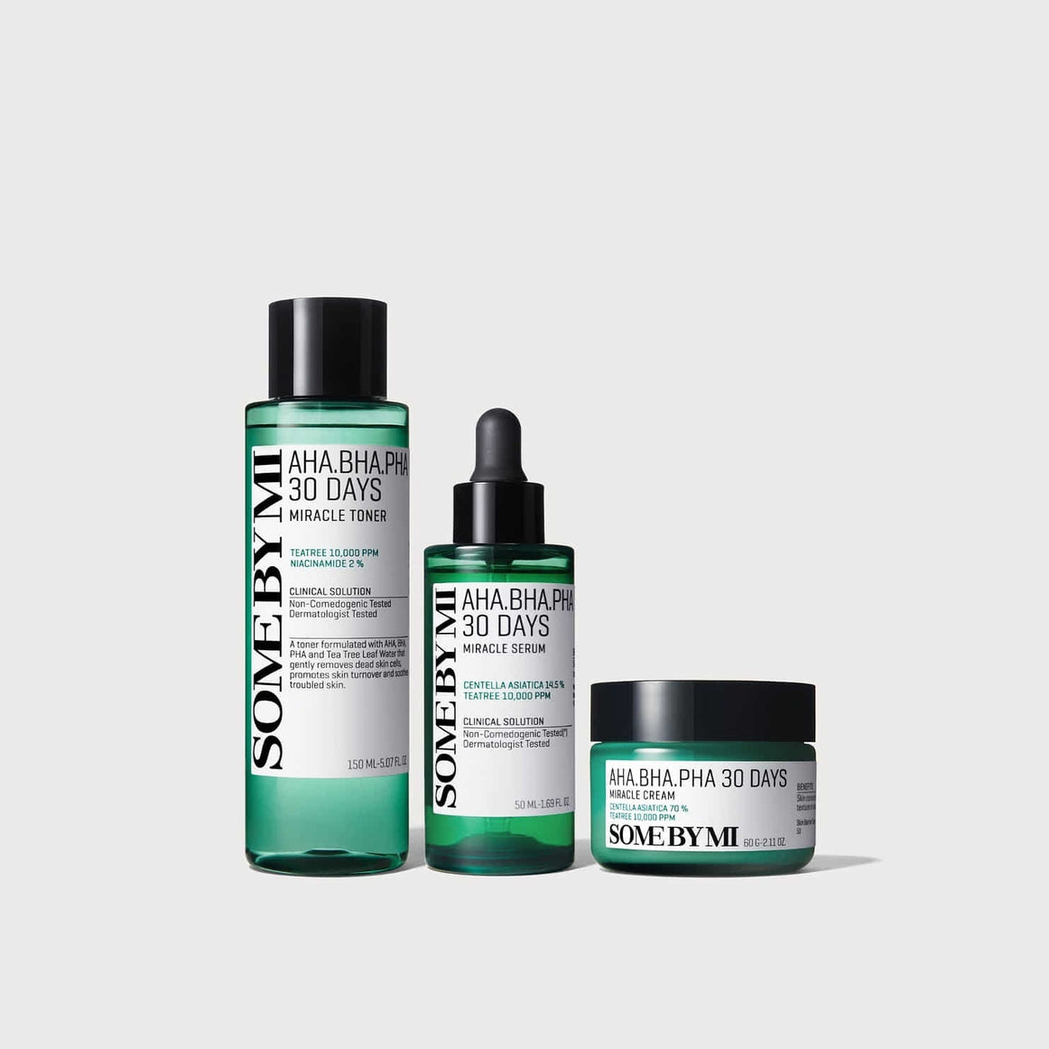 SOME BY MI Miracle Basic Set (Toner+Serum+Cream) disponible sur Ma petite Coree, ton Eshop 100% K-beauty en direct de Seoul